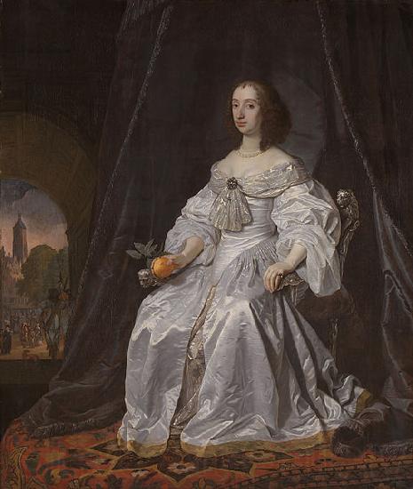 Johannes Lingelbach Princess Mary Stuart (1631-60). Widow of William II, prince of Orange